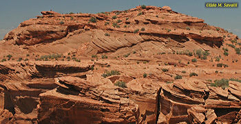 sandstone outcrop